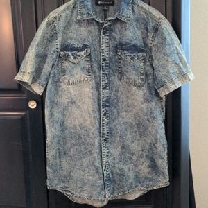 Rocawear Blue Jean Shirt